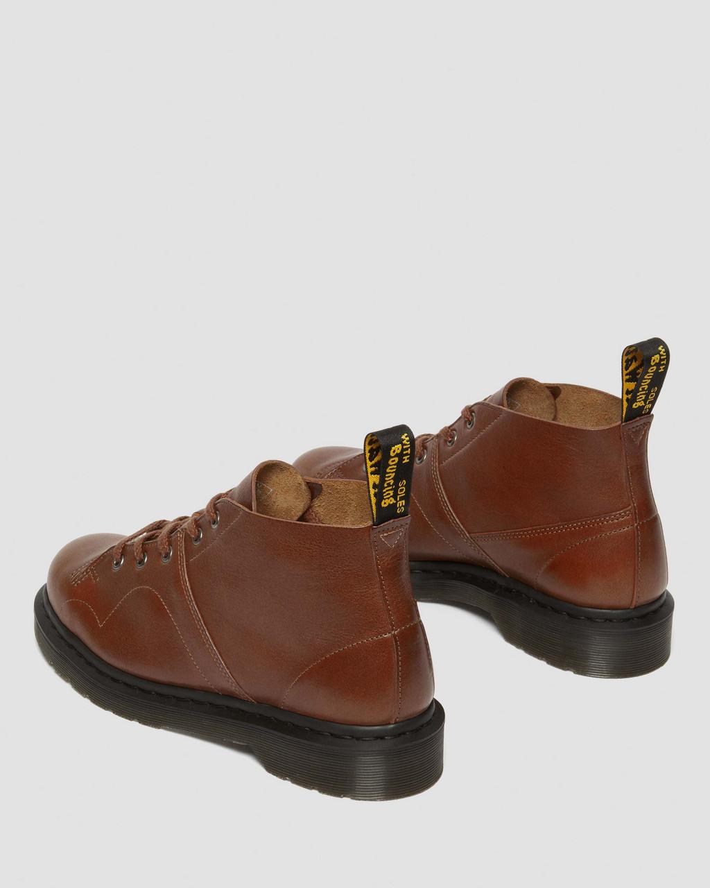 Pánské Opičí Boty Dr Martens Church Buckingham Leather Hnědé | 50009282