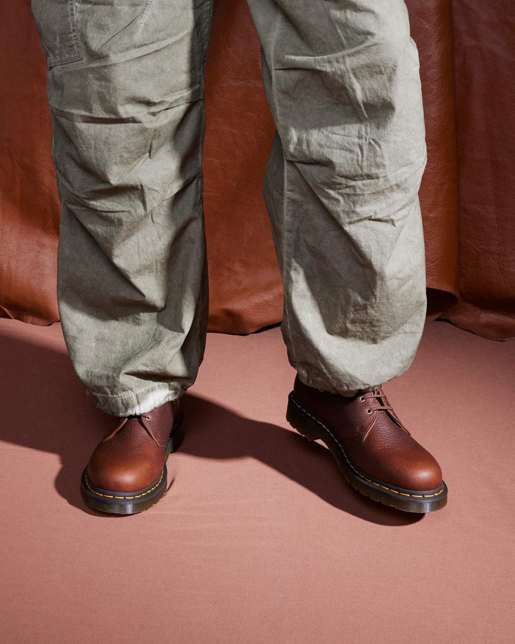 Pánské Oxfordky Dr Martens 1461 Ambassador Leather Vínové | 36008664