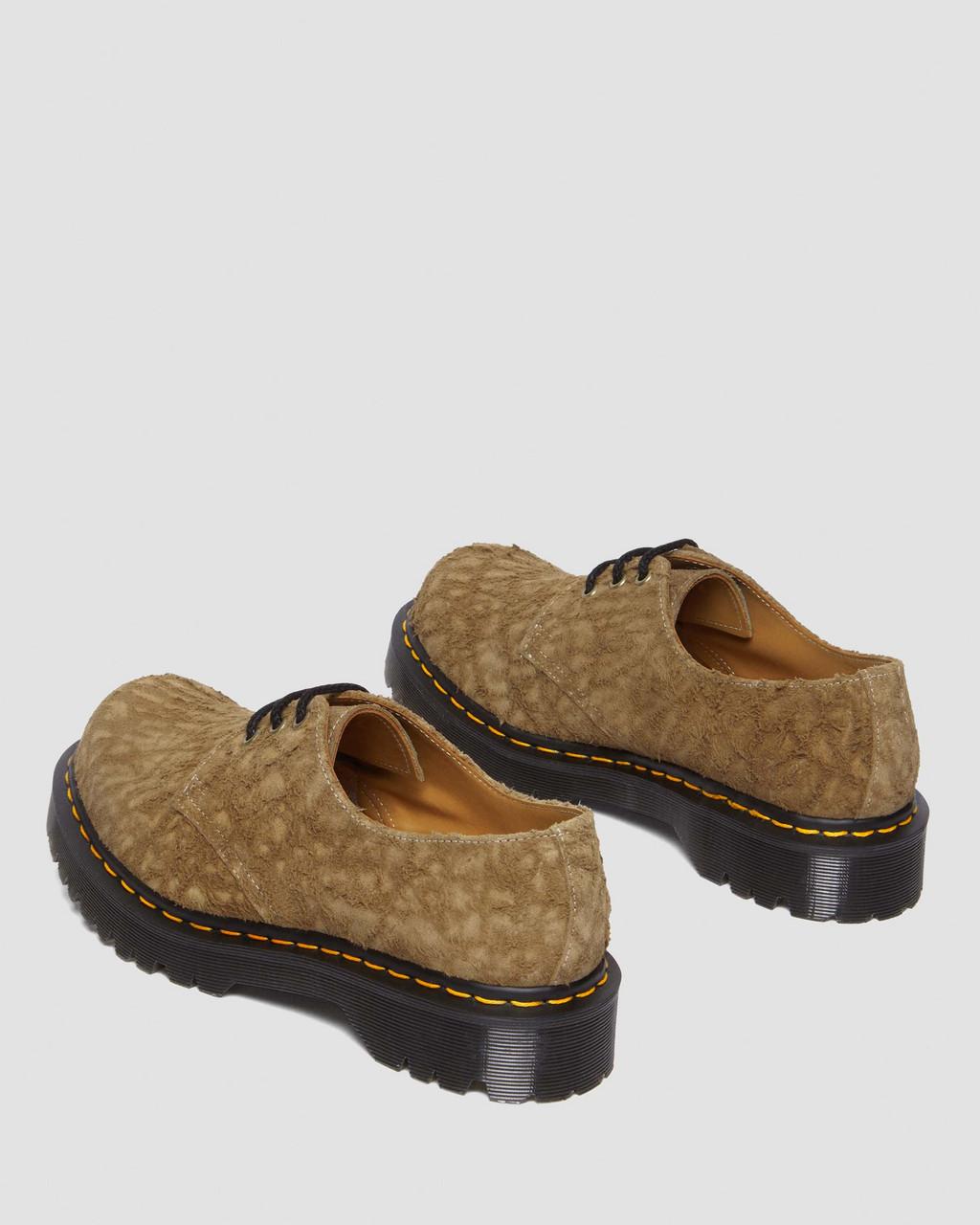 Pánské Oxfordky Dr Martens 1461 Bex Made in England Emboss Suede Hnědé | 36348105