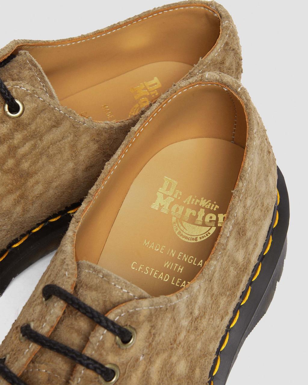 Pánské Oxfordky Dr Martens 1461 Bex Made in England Emboss Suede Hnědé | 36348105