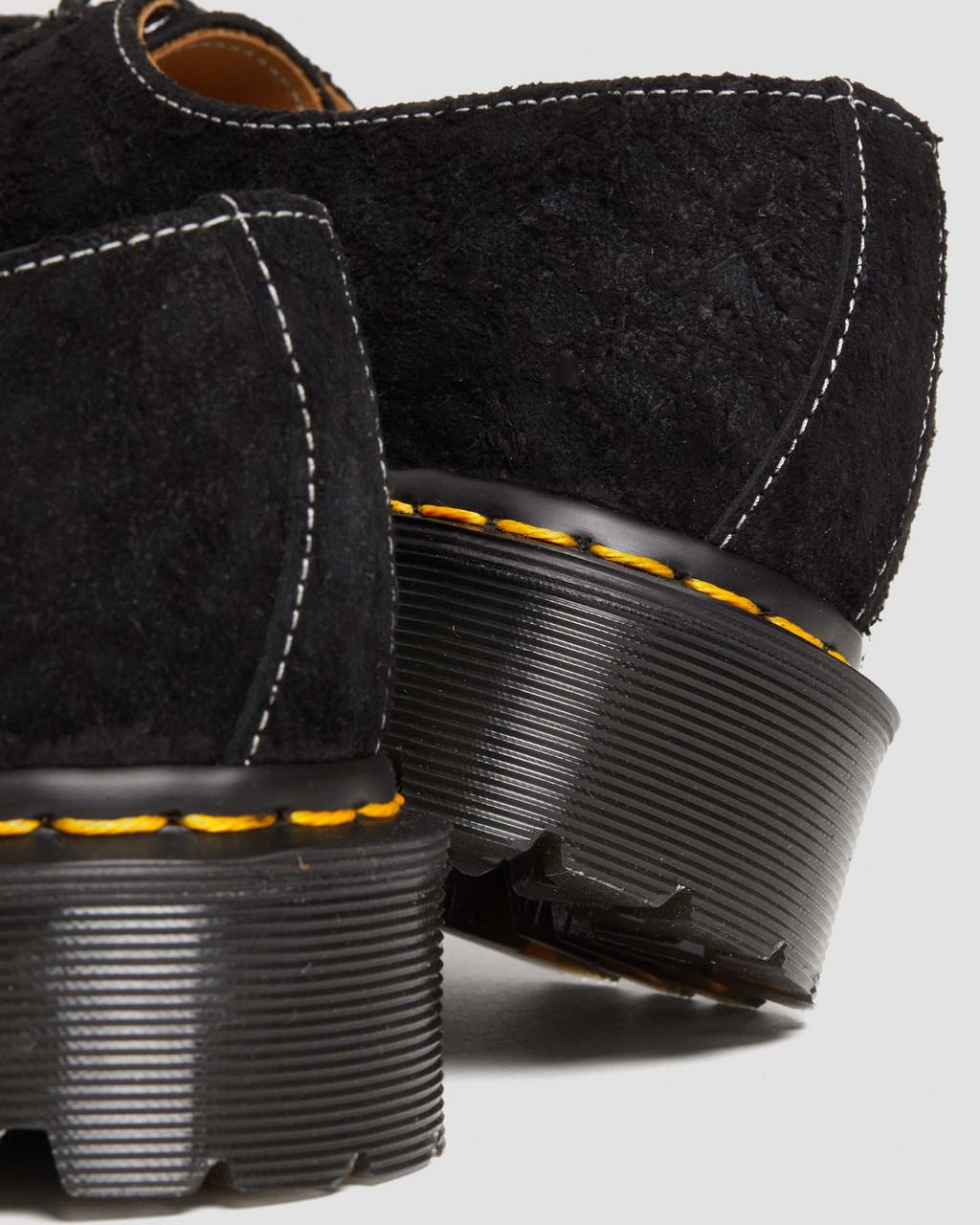 Pánské Oxfordky Dr Martens 1461 Bex Made in England Emboss Suede Černé | 37910362