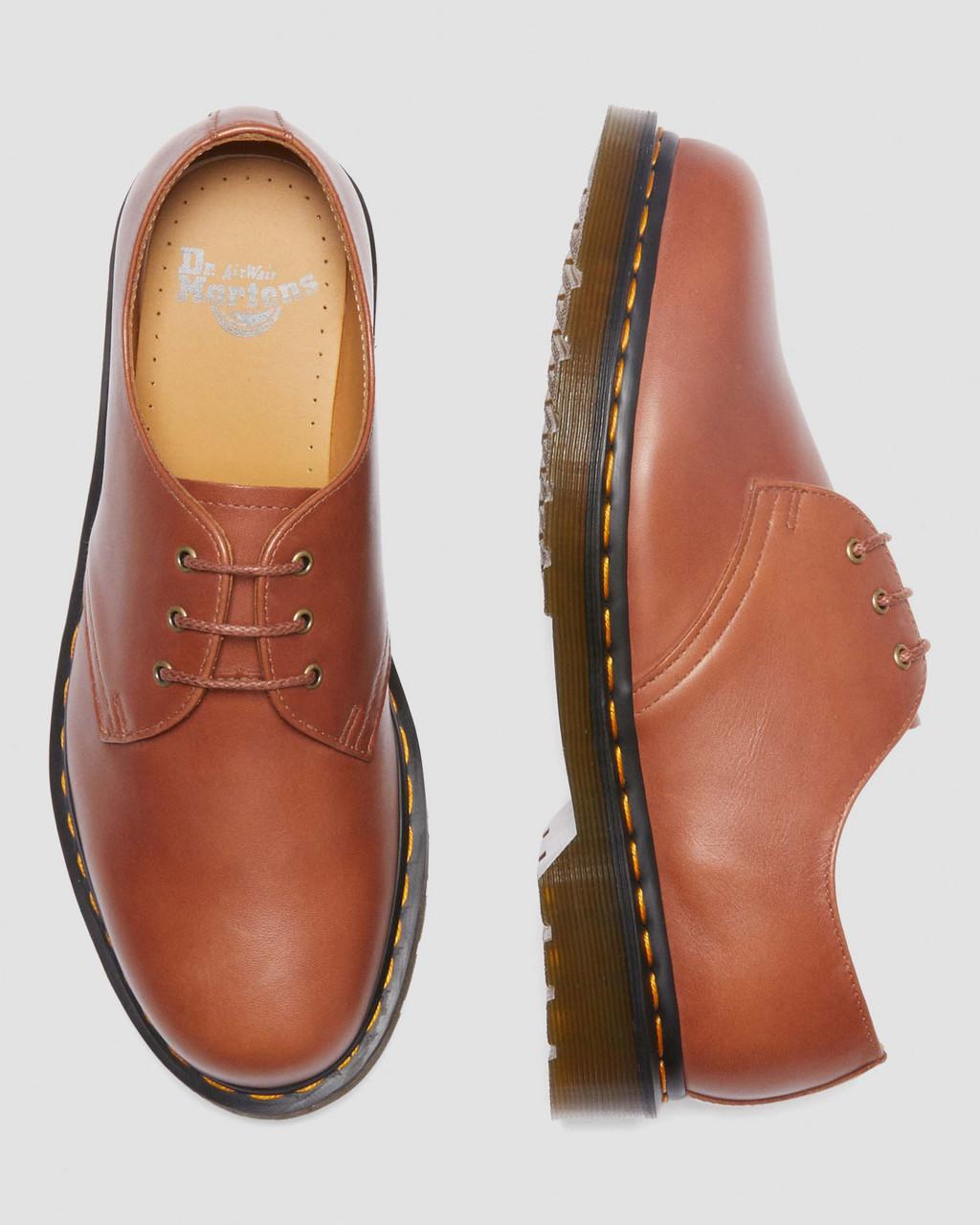 Pánské Oxfordky Dr Martens 1461 Carrara Leather Hnědé | 69928089