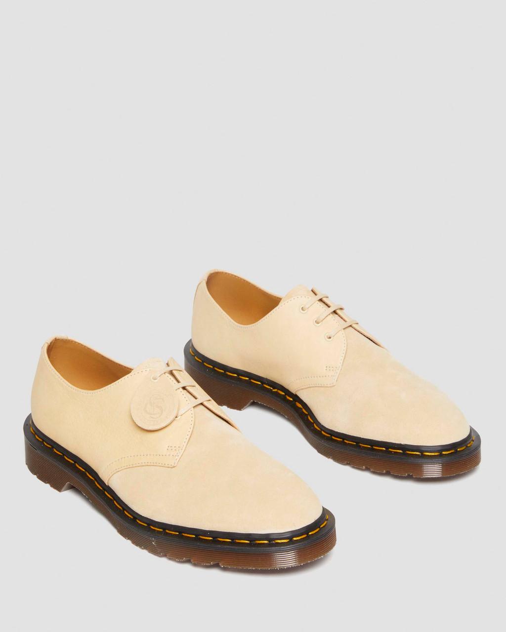 Pánské Oxfordky Dr Martens 1461 Made in England Suede Hnědé | 70466814