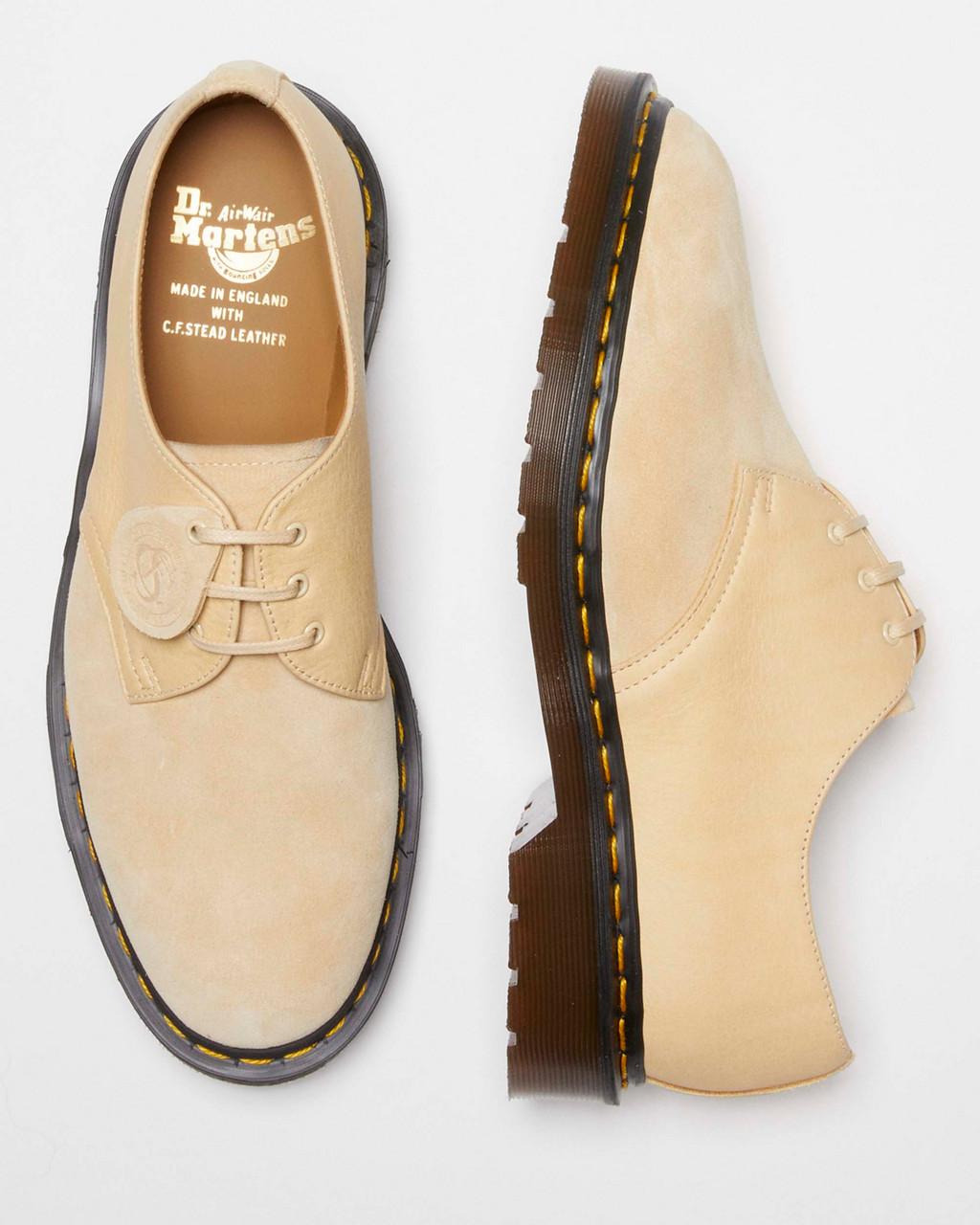 Pánské Oxfordky Dr Martens 1461 Made in England Suede Hnědé | 70466814