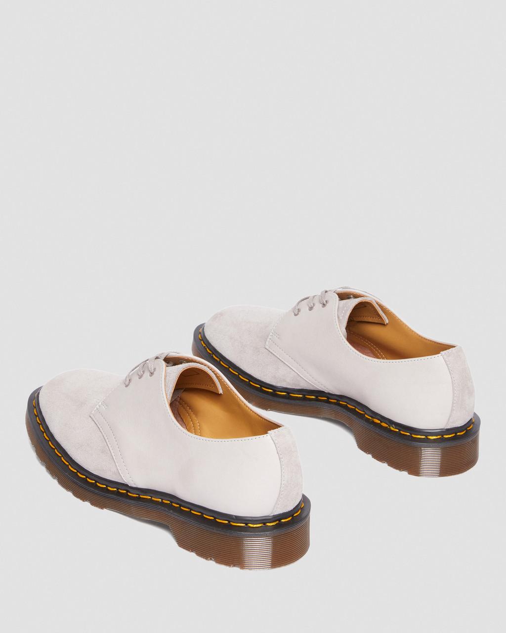 Pánské Oxfordky Dr Martens 1461 Made in England Suede Béžový | 56461875