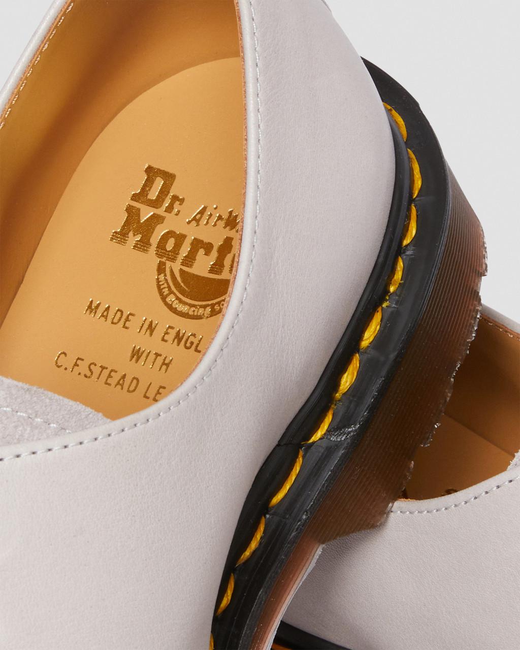 Pánské Oxfordky Dr Martens 1461 Made in England Suede Béžový | 56461875