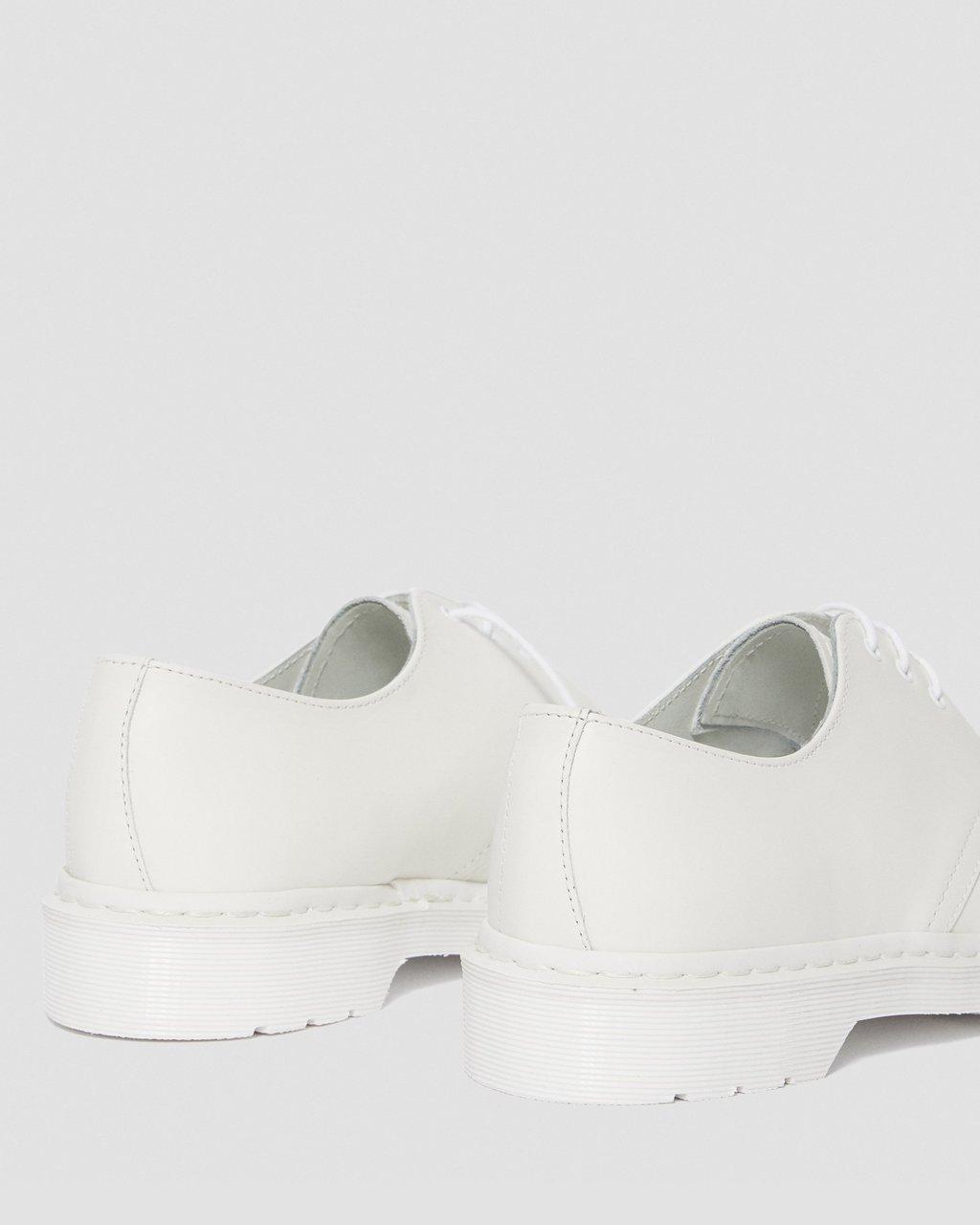Pánské Oxfordky Dr Martens 1461 Mono Smooth Leather Bílé | 16354130