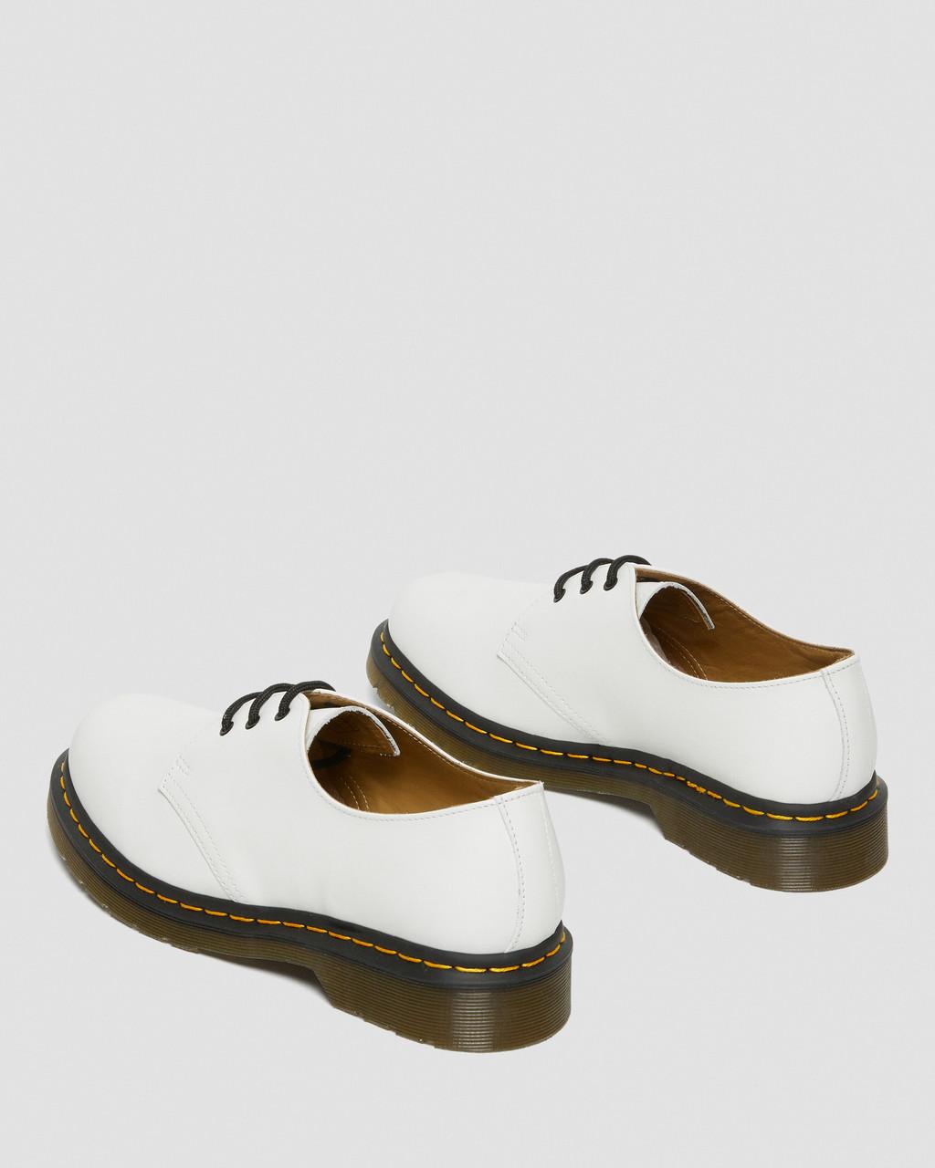 Pánské Oxfordky Dr Martens 1461 Smooth Leather Bílé | 54438942
