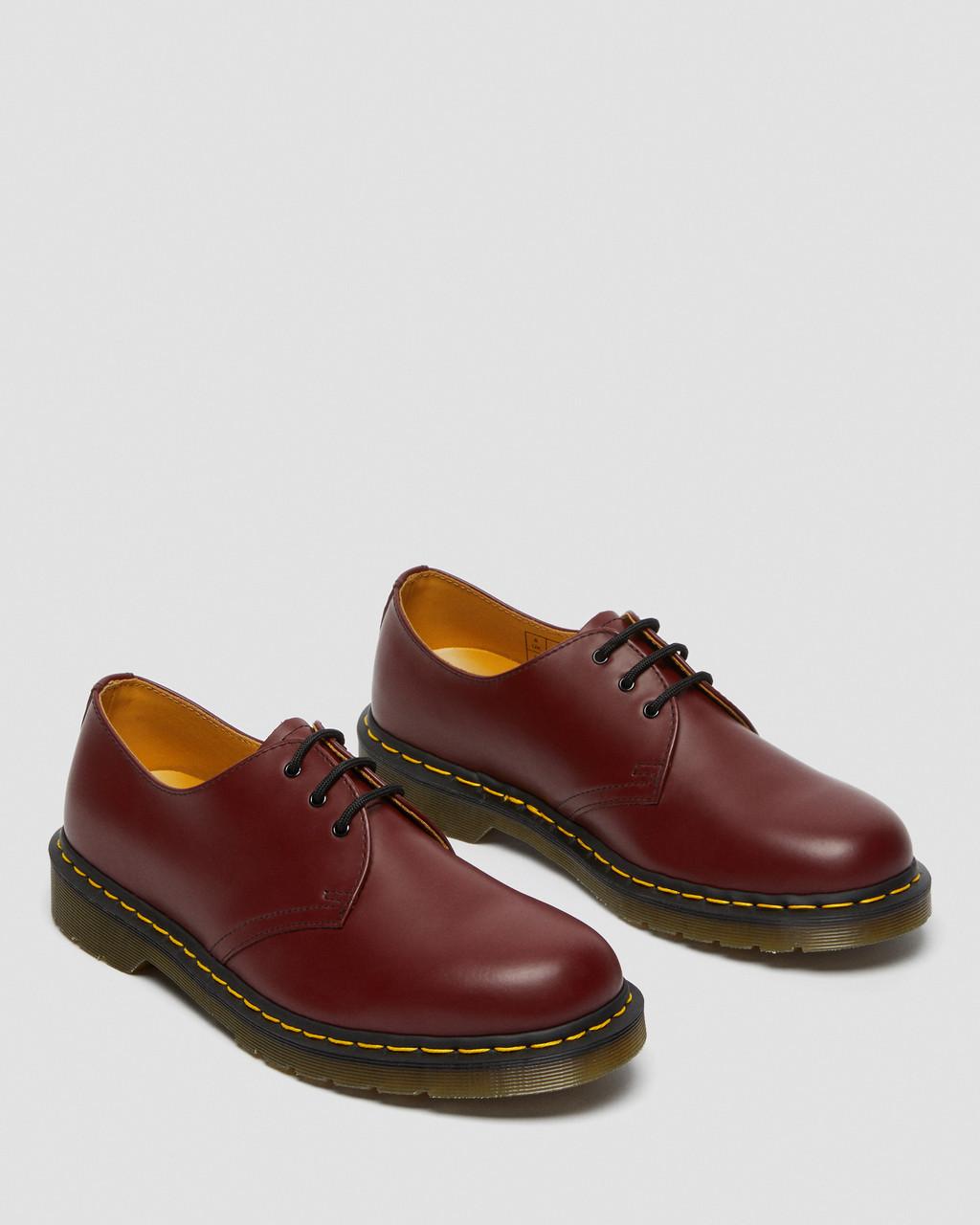 Pánské Oxfordky Dr Martens 1461 Smooth Leather Červené | 63664055