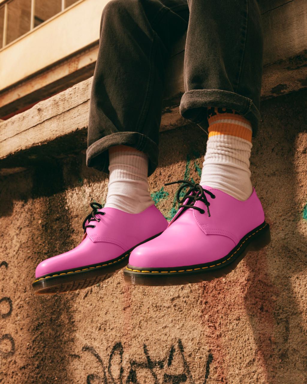 Pánské Oxfordky Dr Martens 1461 Smooth Leather Růžové | 76239661