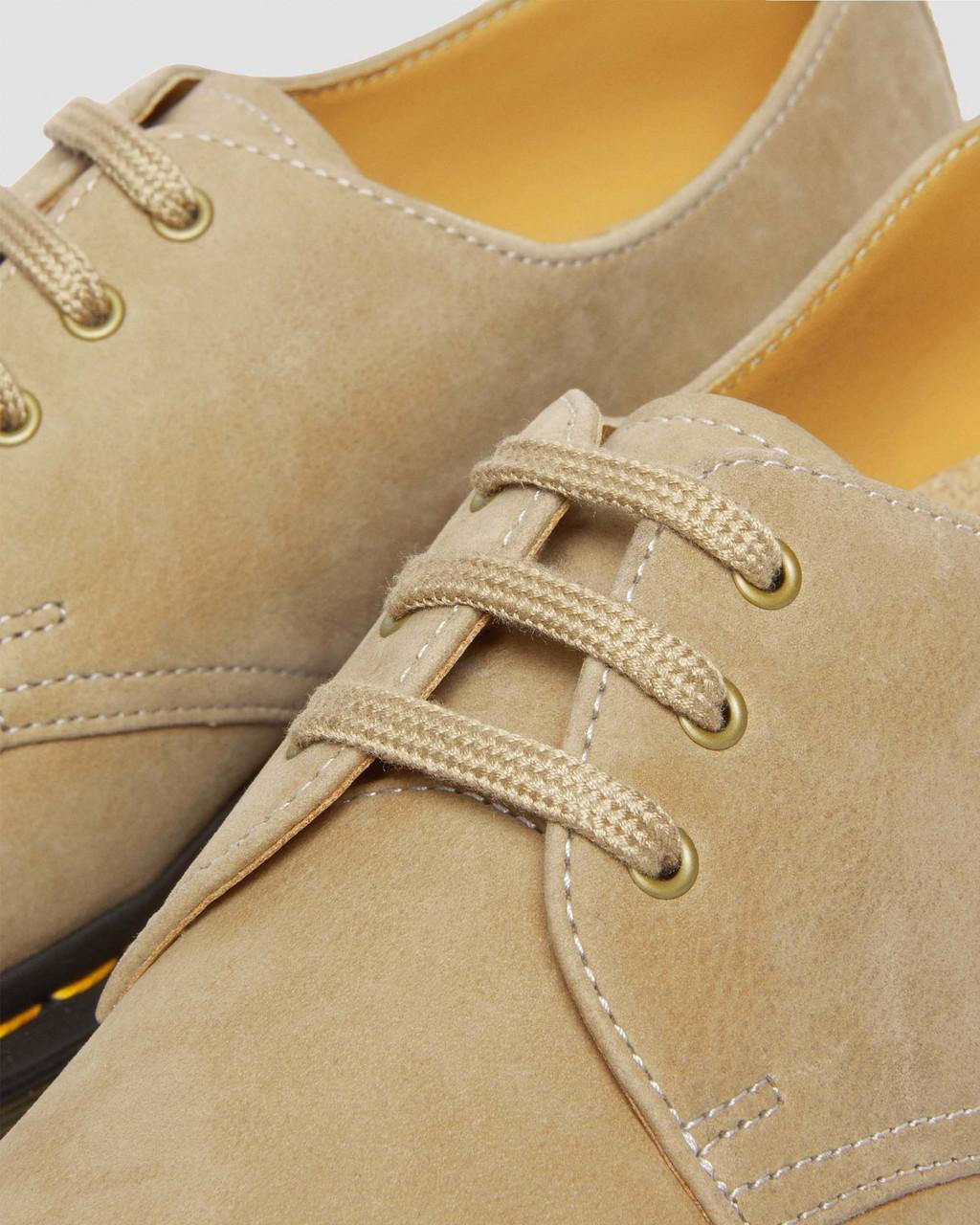 Pánské Oxfordky Dr Martens 1461 Tumbled Nubuck Leather Hnědé | 92340158