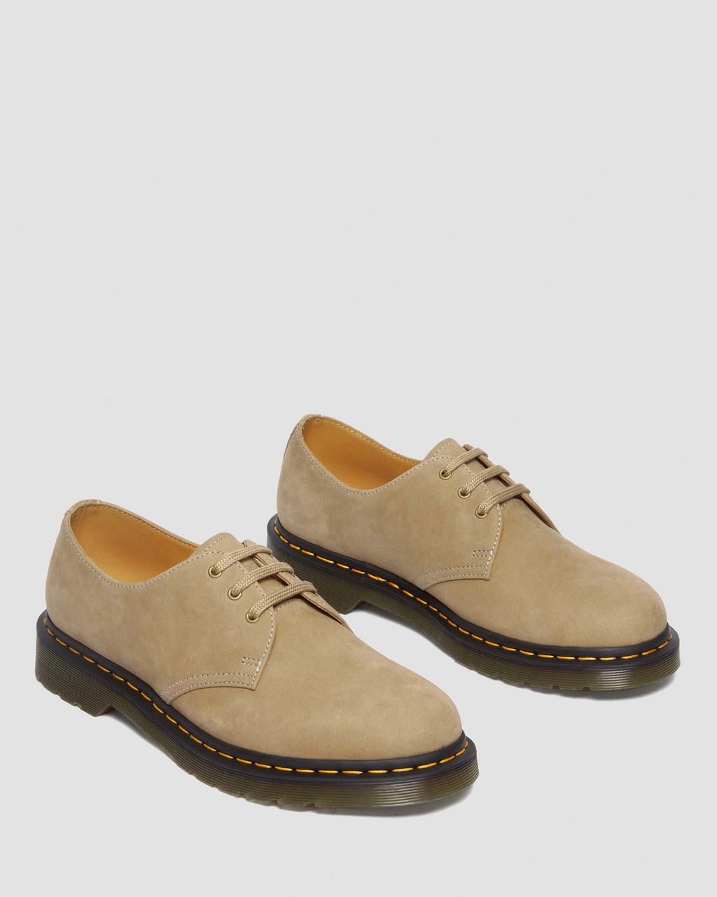 Pánské Oxfordky Dr Martens 1461 Tumbled Nubuck Leather Hnědé | 92340158