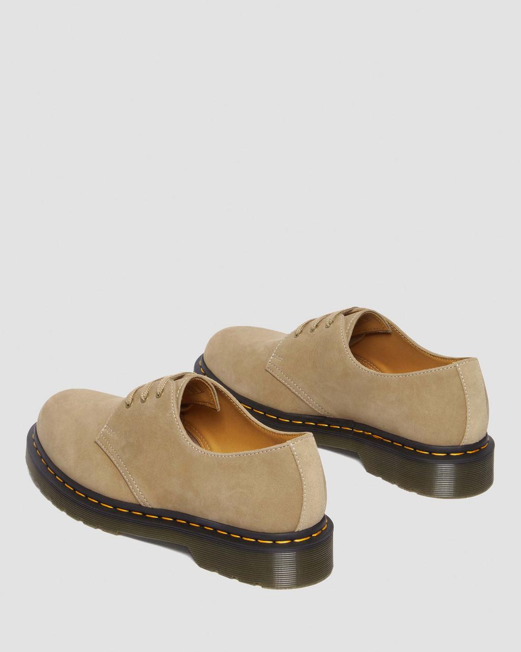 Pánské Oxfordky Dr Martens 1461 Tumbled Nubuck Leather Hnědé | 92340158