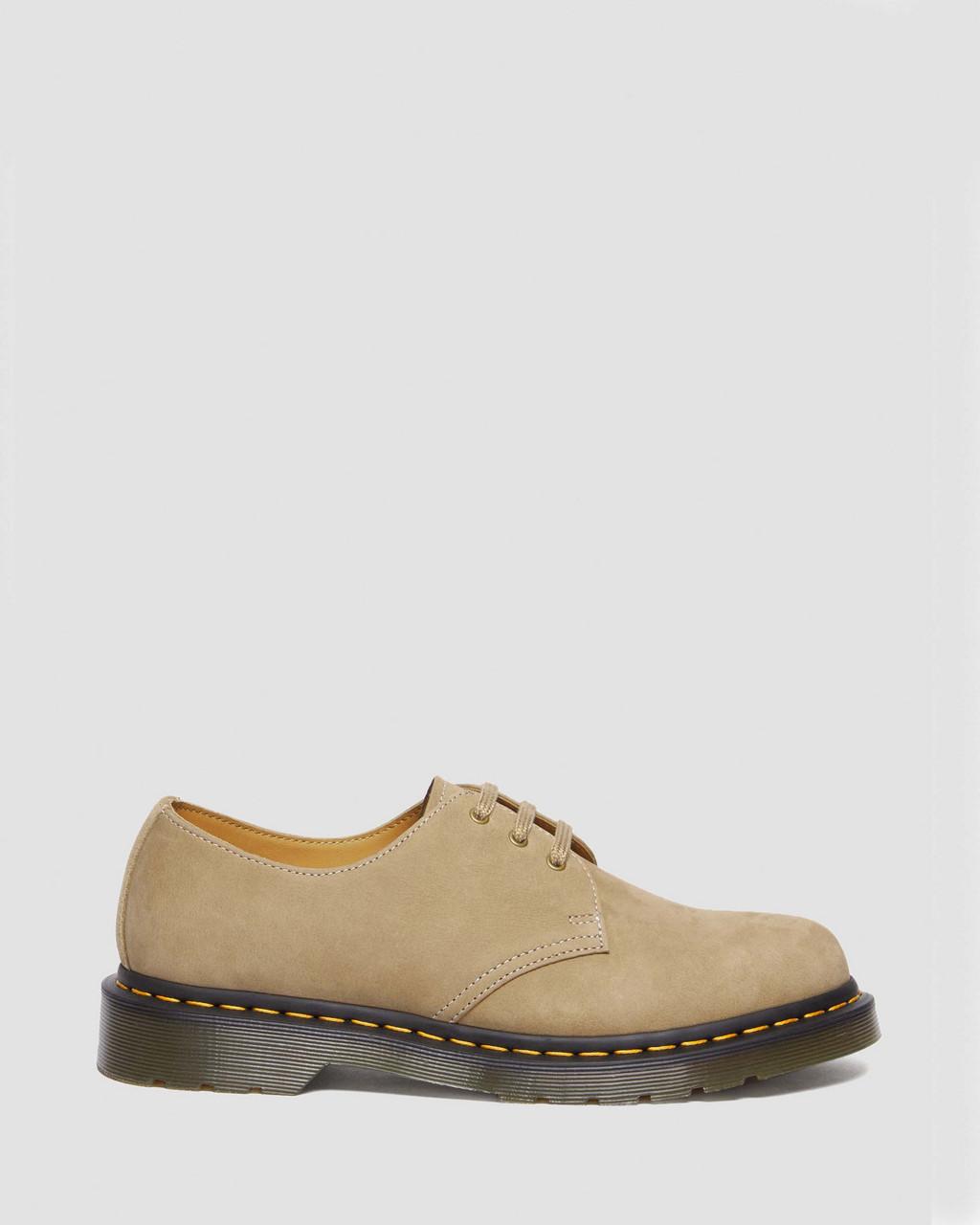 Pánské Oxfordky Dr Martens 1461 Tumbled Nubuck Leather Hnědé | 92340158