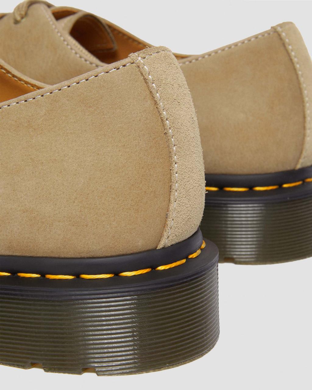 Pánské Oxfordky Dr Martens 1461 Tumbled Nubuck Leather Hnědé | 92340158