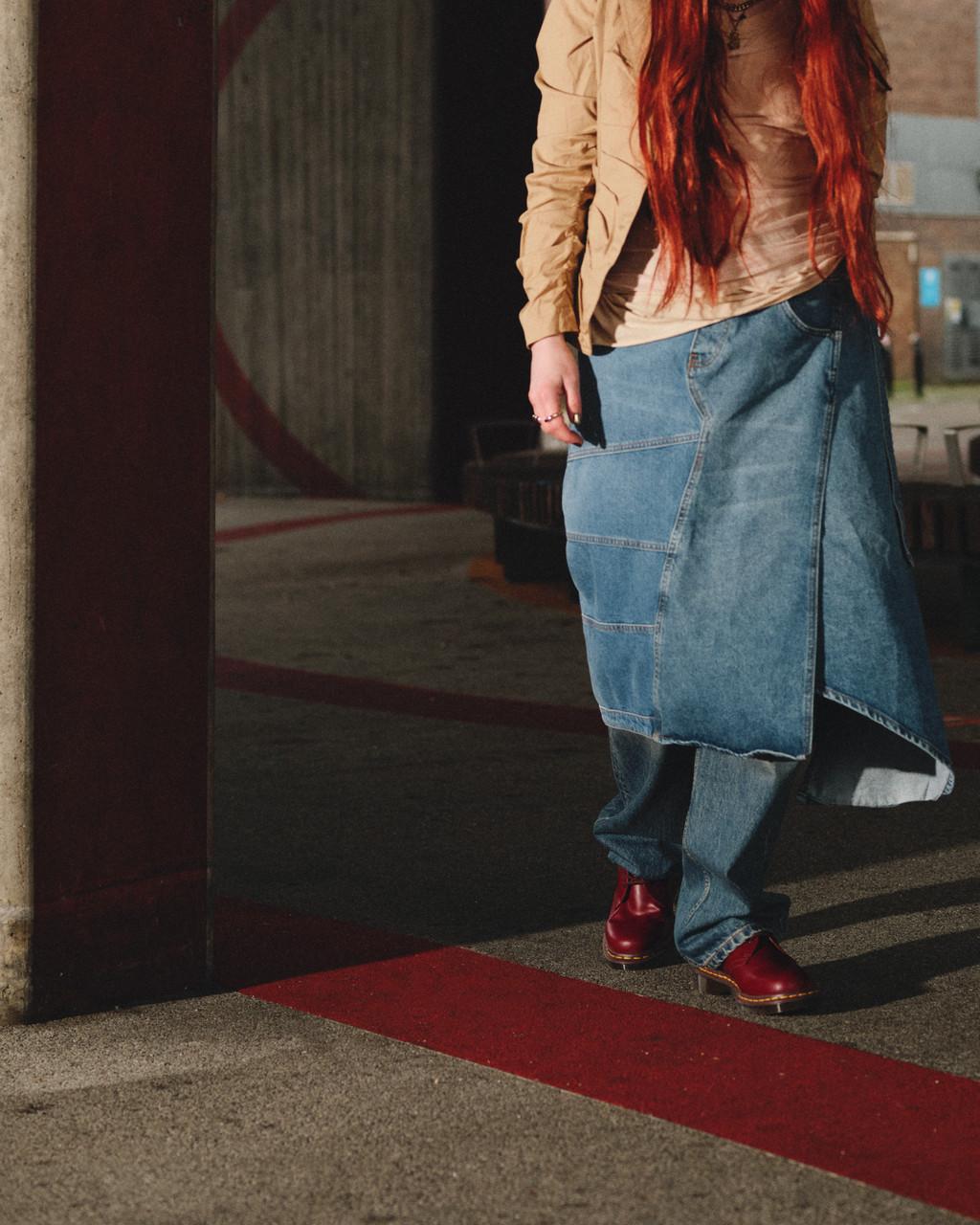 Pánské Oxfordky Dr Martens 1461 Vintage Made in England Červené | 74802945