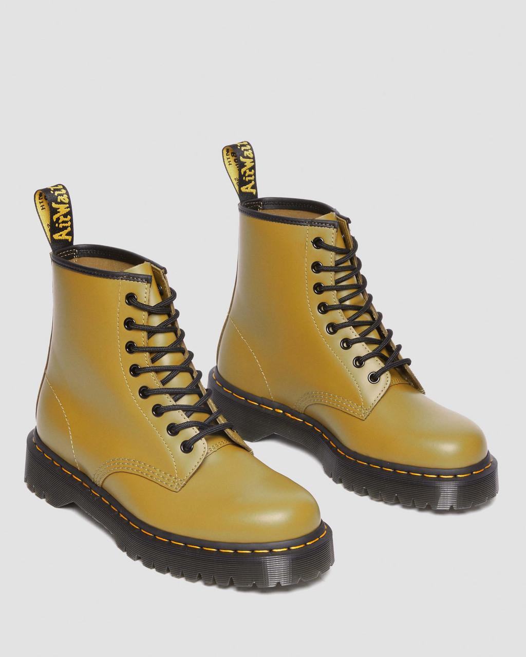Pánské Šněrovací Boty Dr Martens 1460 Bex Smooth Leather Žluté | 68078916