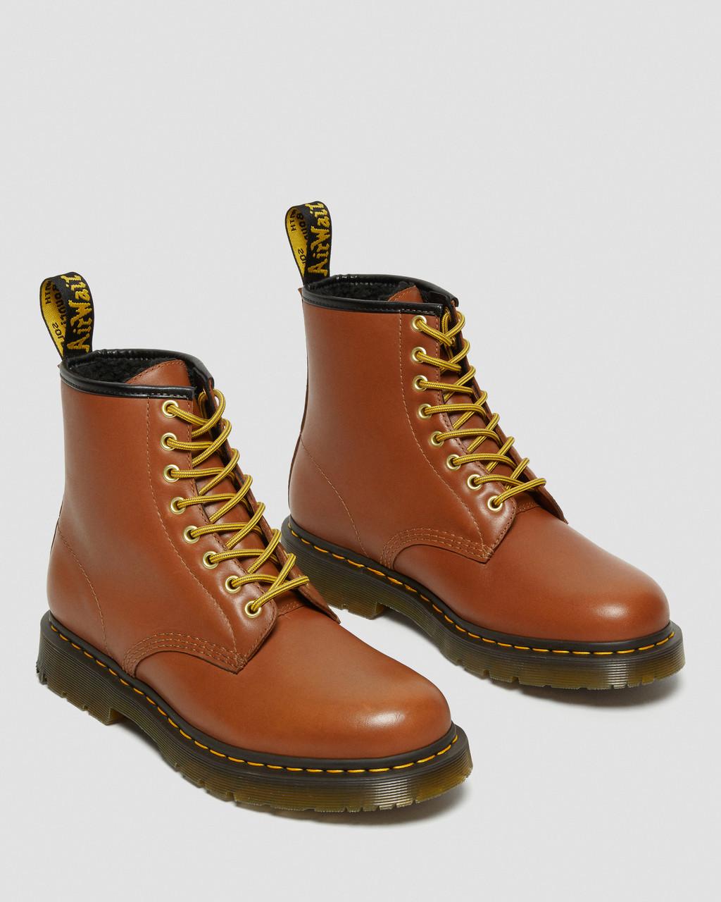 Pánské Šněrovací Boty Dr Martens 1460 DM's Wintergrip Leather Hnědé | 25154772