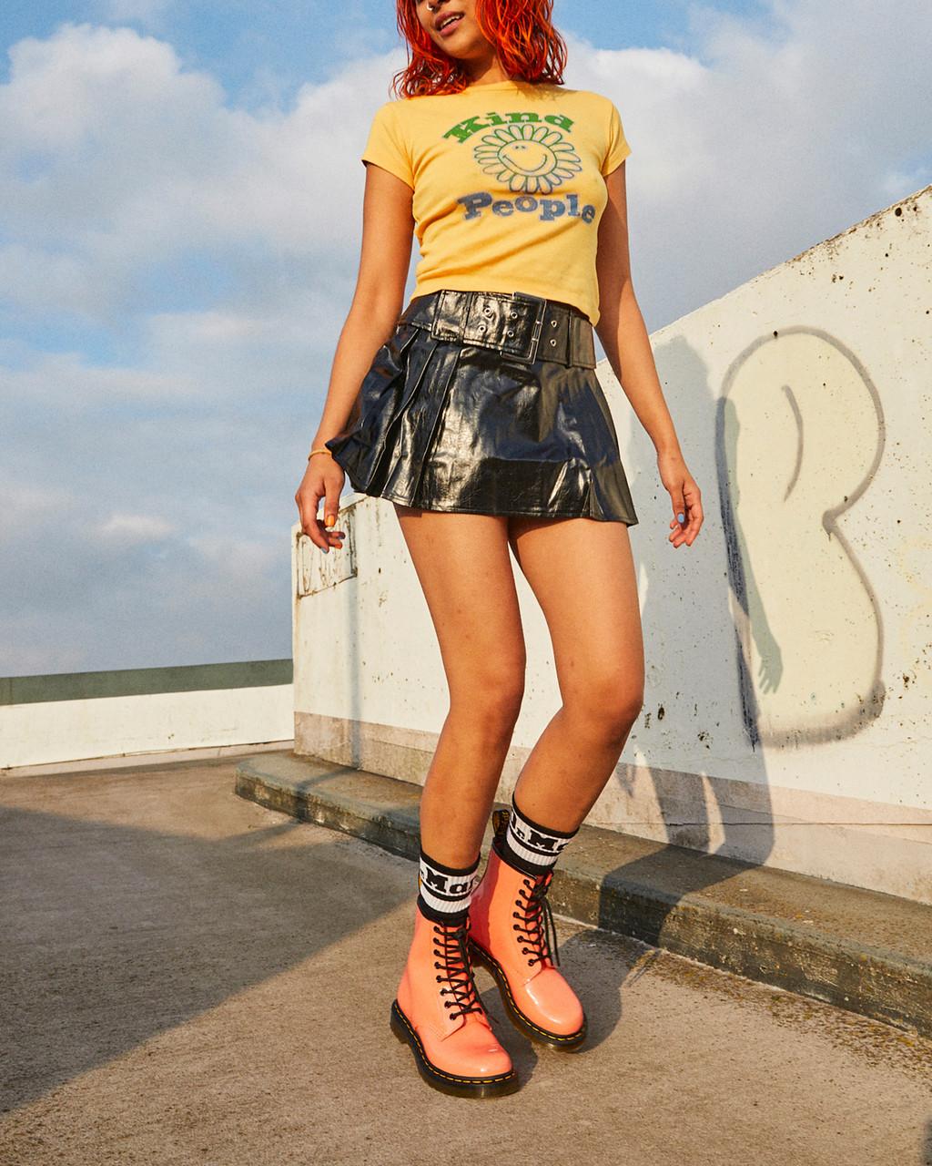 Pánské Šněrovací Boty Dr Martens 1460 Patent Leather Červené | 48193588