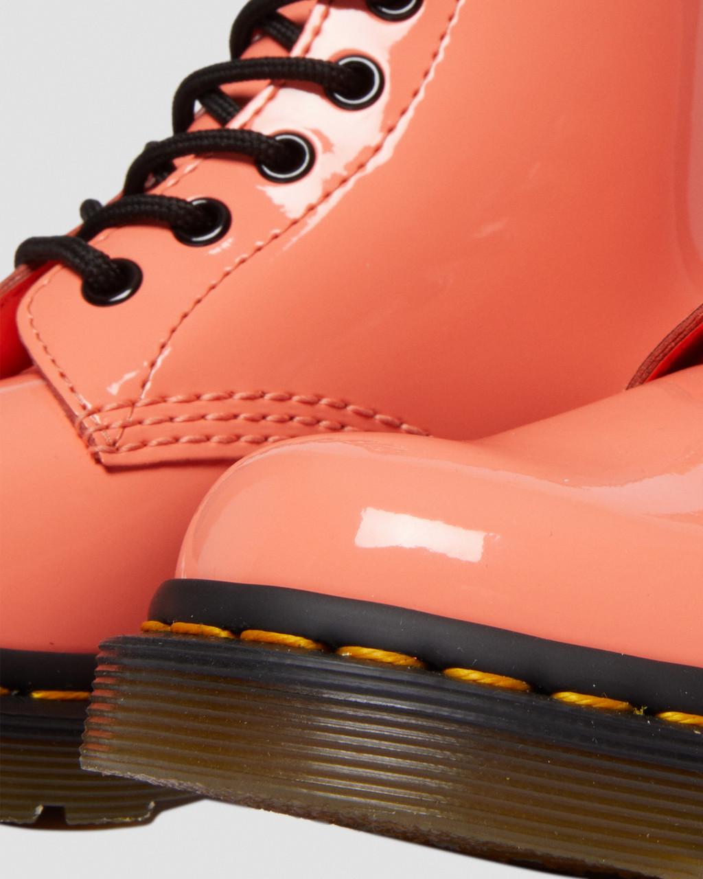 Pánské Šněrovací Boty Dr Martens 1460 Patent Leather Červené | 48193588