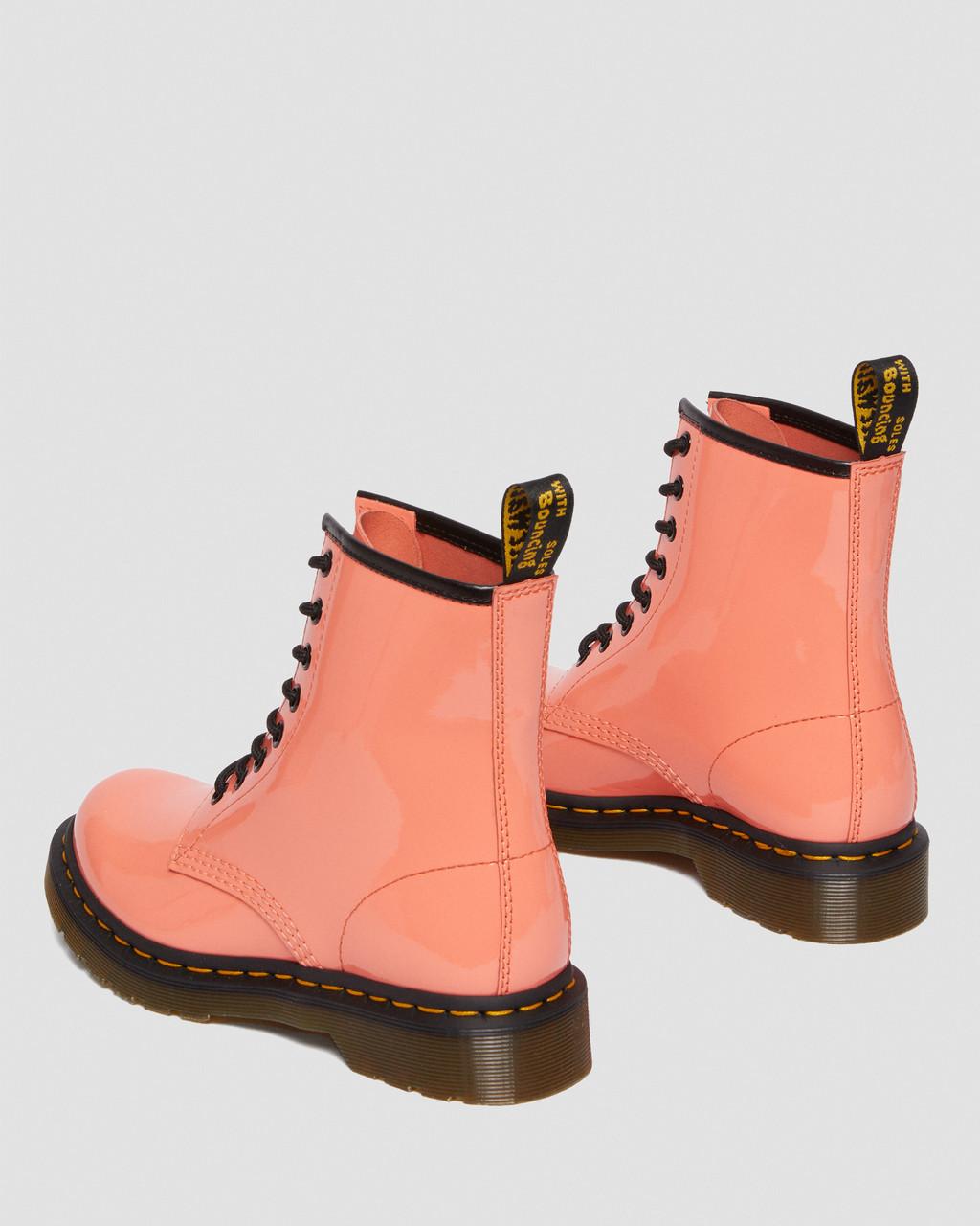 Pánské Šněrovací Boty Dr Martens 1460 Patent Leather Červené | 48193588