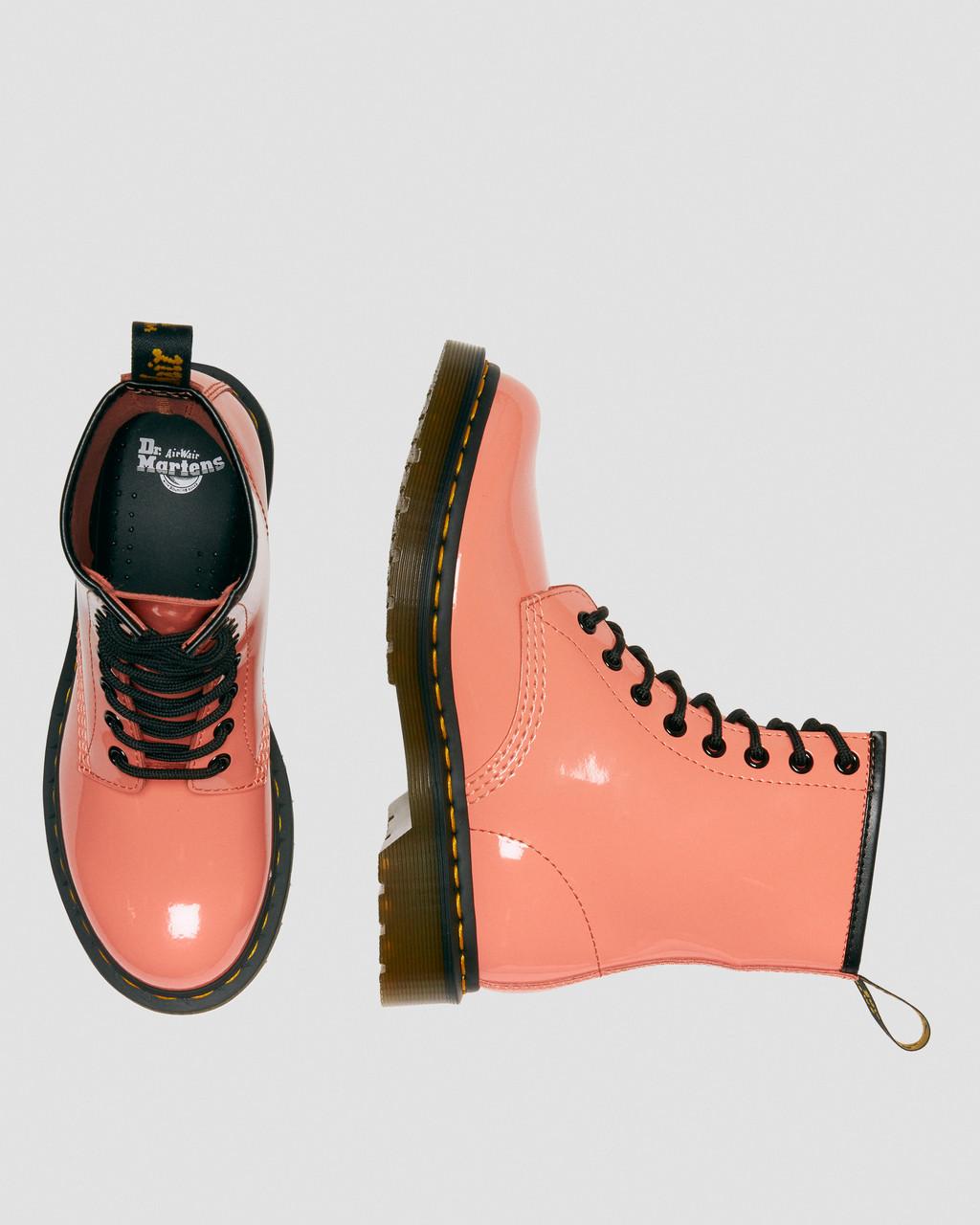 Pánské Šněrovací Boty Dr Martens 1460 Patent Leather Červené | 48193588