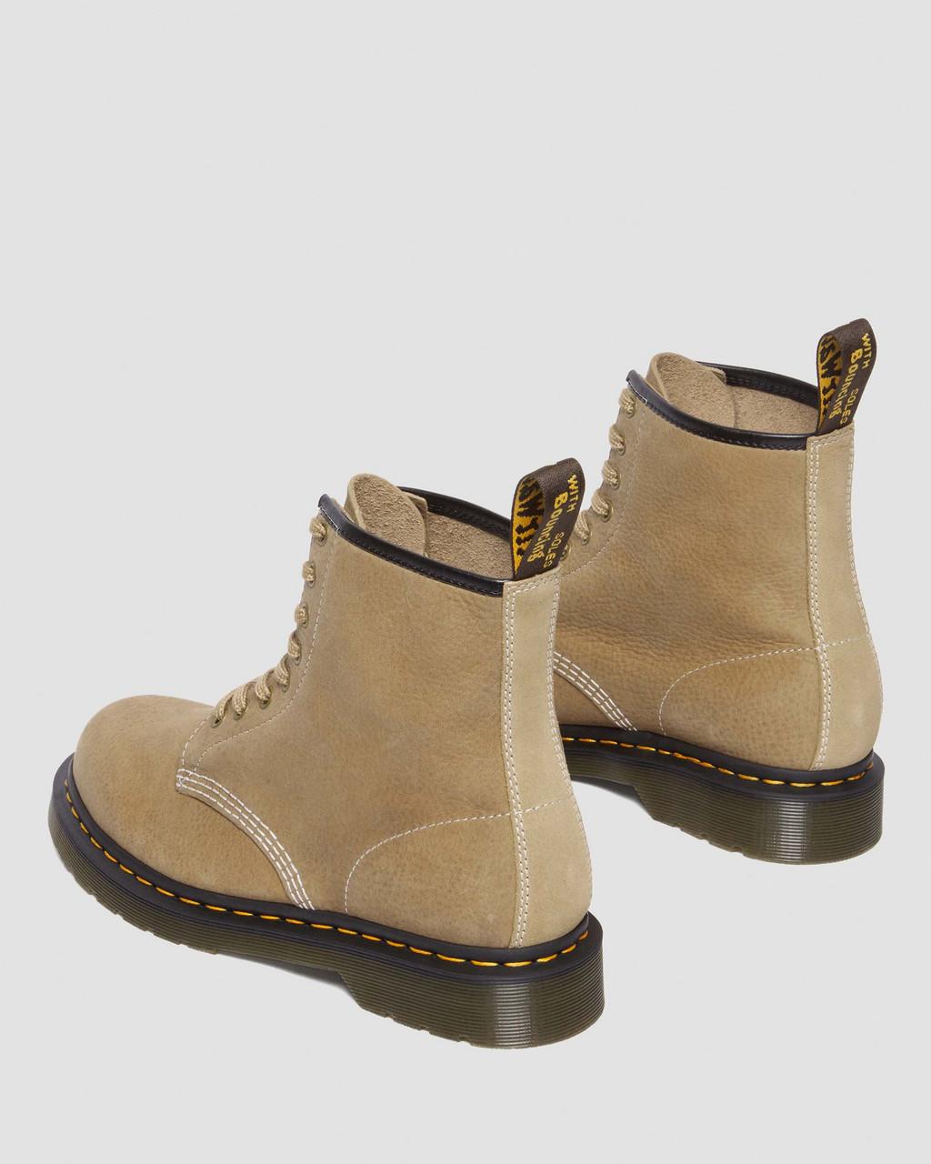 Pánské Šněrovací Boty Dr Martens 1460 Tumbled Nubuck Leather Hnědé | 49796887