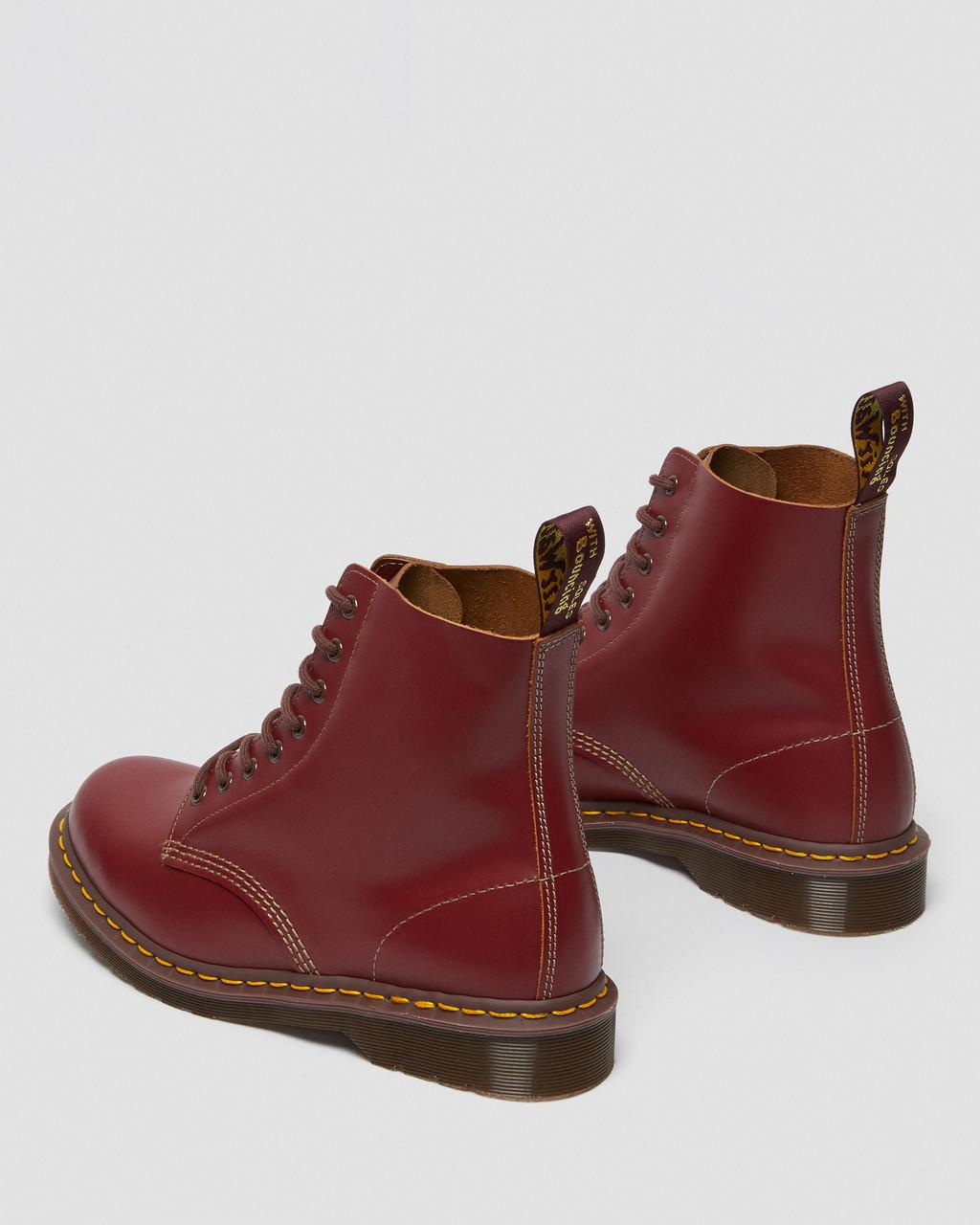 Pánské Šněrovací Boty Dr Martens 1460 Vintage Made in England Červené | 32353341
