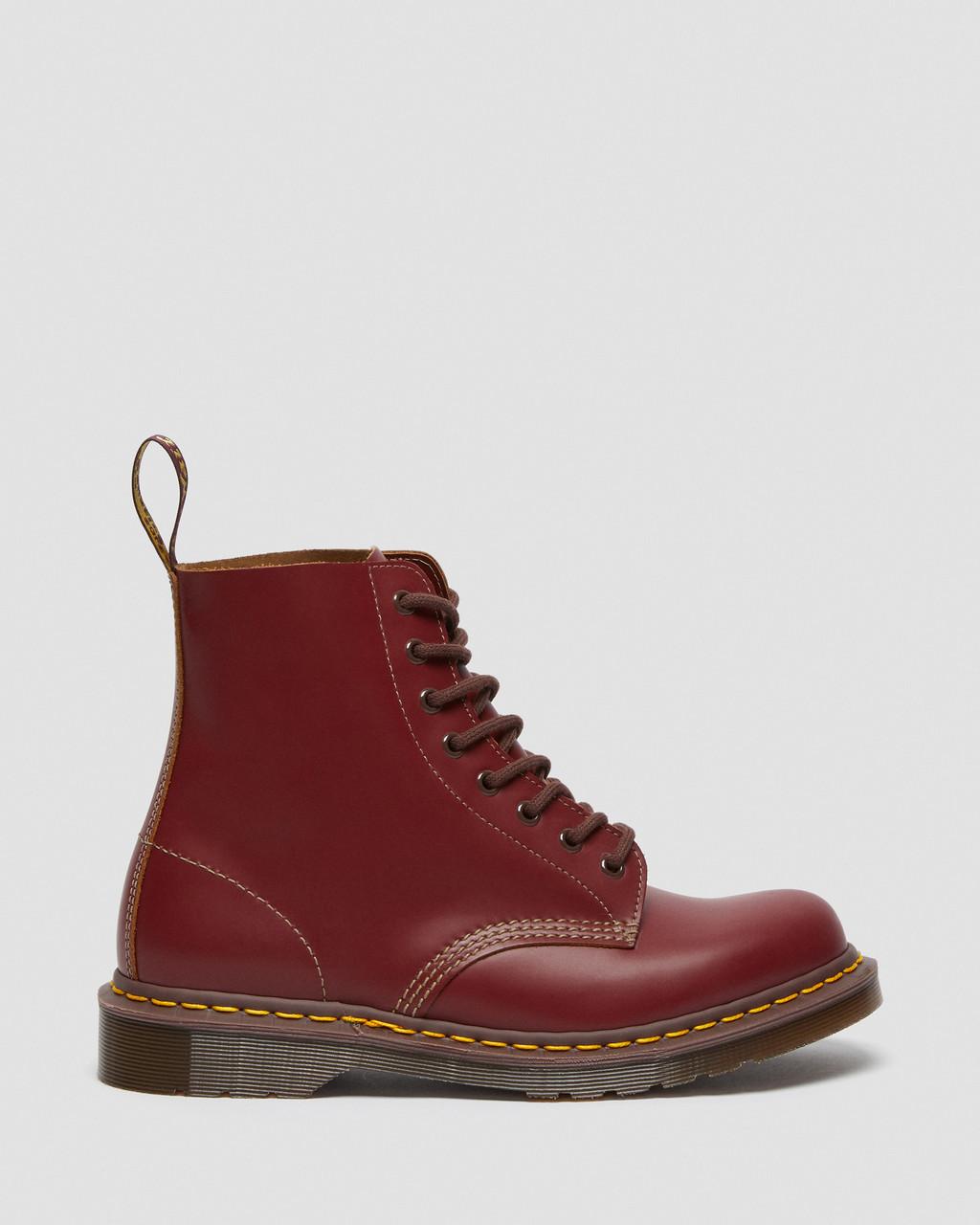 Pánské Šněrovací Boty Dr Martens 1460 Vintage Made in England Červené | 32353341