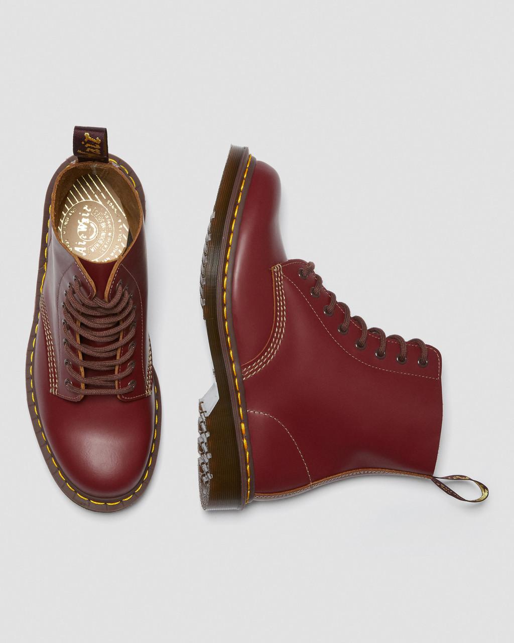 Pánské Šněrovací Boty Dr Martens 1460 Vintage Made in England Červené | 32353341