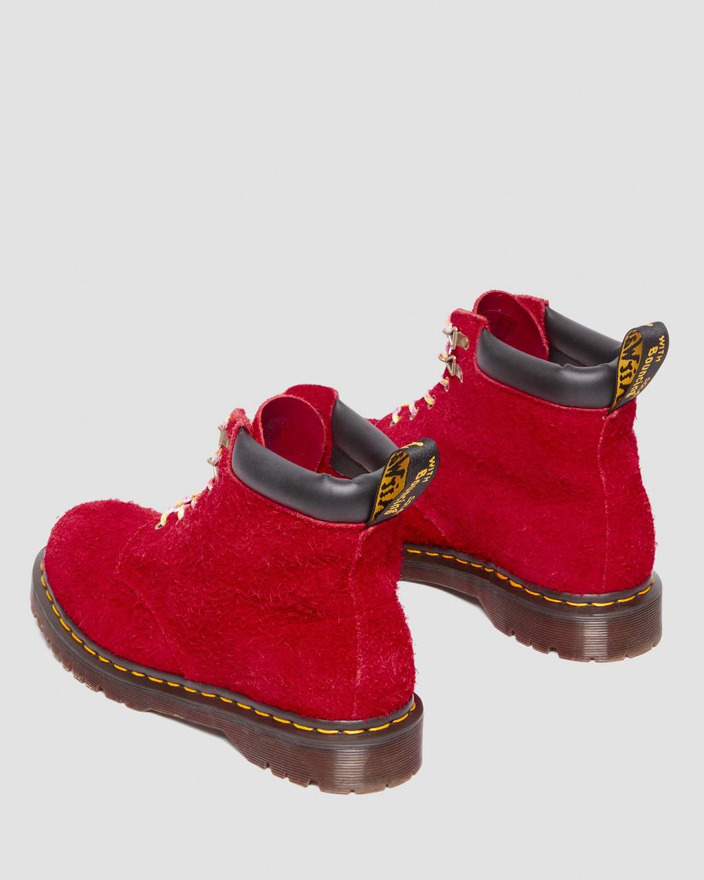 Pánské Šněrovací Boty Dr Martens 939 Ben Suede Padded Collar Červené | 41641308